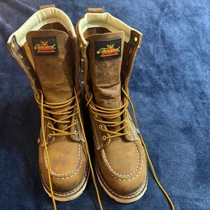 Thorogood Men's Rugged Brown Leather Boots